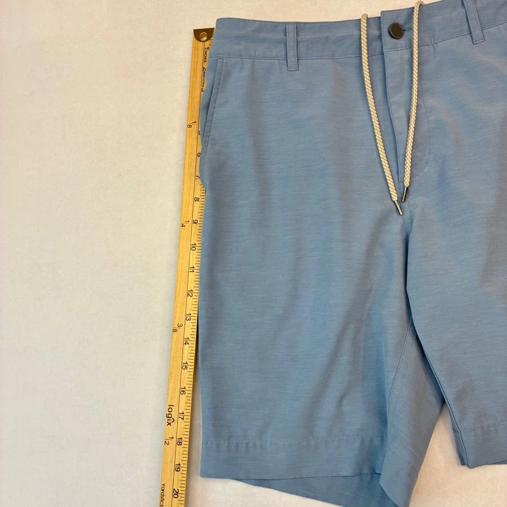 Faherty All Day Shorts Mens 30 Blue Hybrid Quick Dry Stretch‎ performance